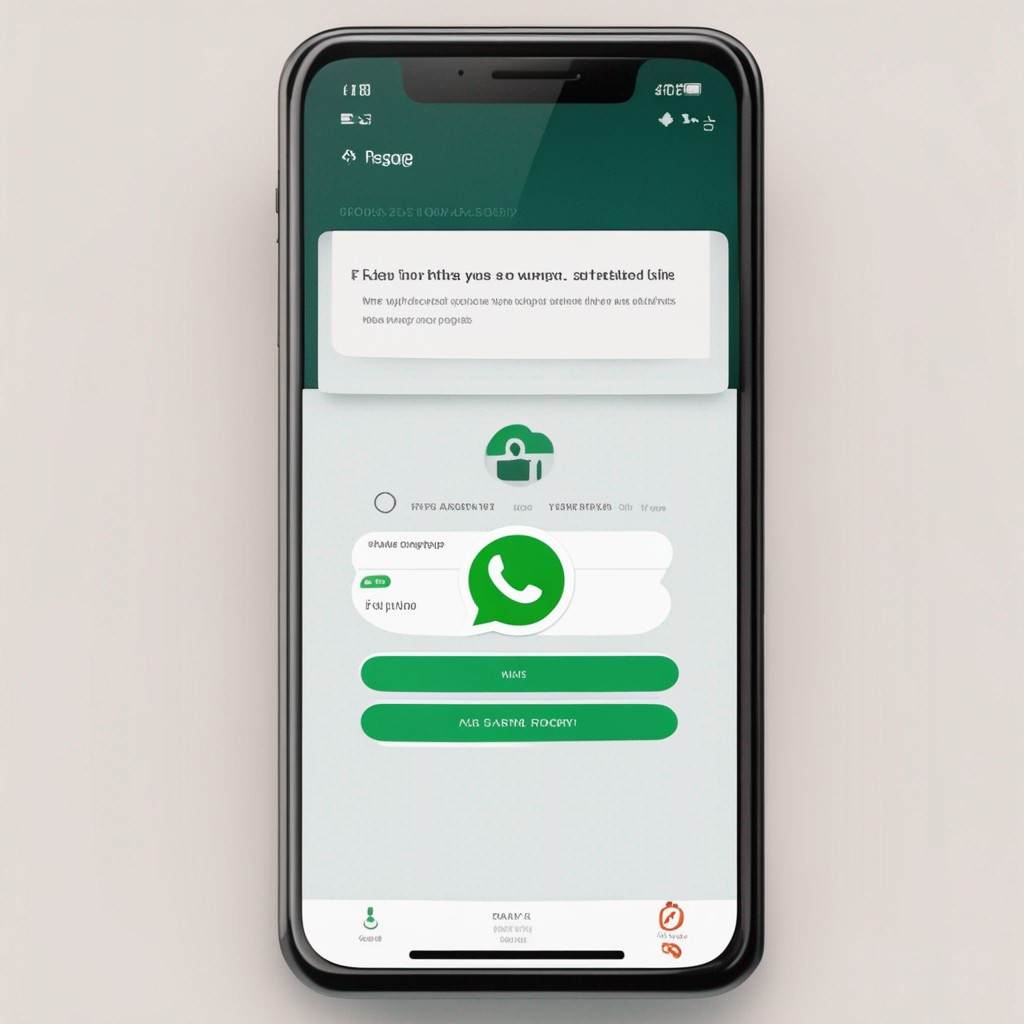 Imagen ilustrativa del artículo sobre cómo poner tu estado en blanco o invisible en WhatsApp, mostrando la interfaz de la aplicación y un teléfono móvil con la pantalla en blanco